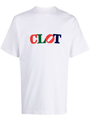 

Logo-print cotton T-shirt, CLOT Logo-print cotton T-shirt