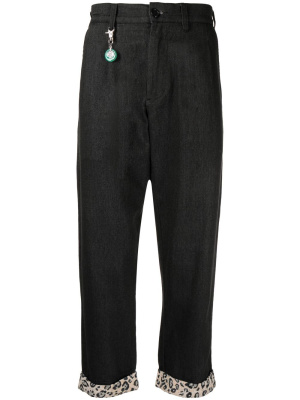 

Turn-up straight-leg trousers, CLOT Turn-up straight-leg trousers