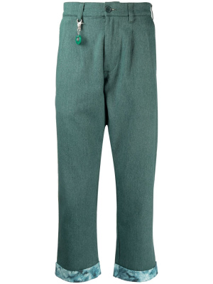 

Turn-up straight leg trousers, CLOT Turn-up straight leg trousers