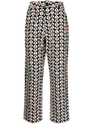 

Graphic-print straight-leg trousers, CLOT Graphic-print straight-leg trousers