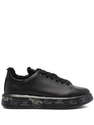 

Shearling-lined lace-up sneakers, Premiata Shearling-lined lace-up sneakers