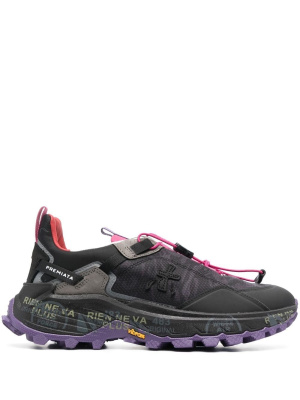 

Multi-panel lace-up sneakers, Premiata Multi-panel lace-up sneakers