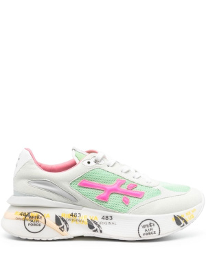

Logo-patch leather sneakers, Premiata Logo-patch leather sneakers