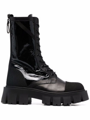 

Lace-up leather boots, Premiata Lace-up leather boots