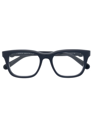 

Logo-detail square-frame glasses, Moncler Eyewear Logo-detail square-frame glasses