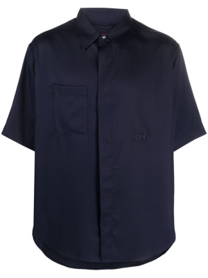 

Logo-embroidered short-sleeve shirt, 424 Logo-embroidered short-sleeve shirt
