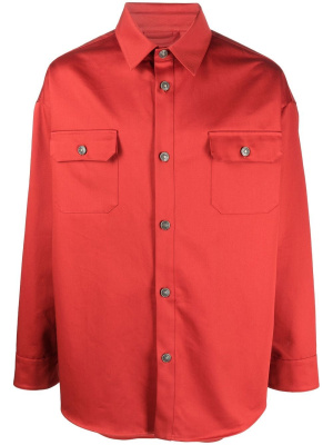 

Button-down fitted shirt jacket, 424 Button-down fitted shirt jacket