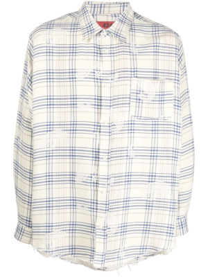 

Plaid-check long-sleeve shirt, 424 Plaid-check long-sleeve shirt