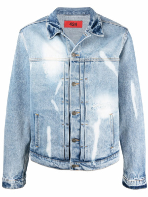 

Bleached denim jacket, 424 Bleached denim jacket