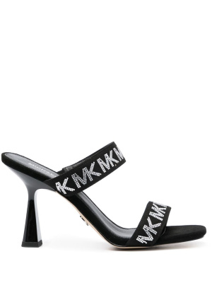

Monogram-embellished mules, Michael Kors Monogram-embellished mules