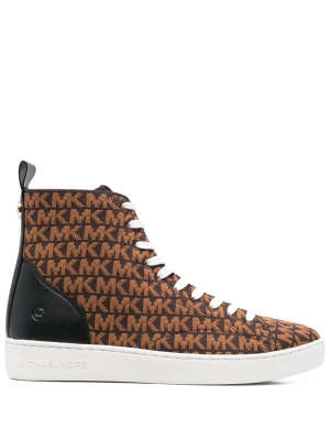 

Edie knitted high-top sneakers, Michael Kors Edie knitted high-top sneakers