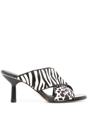 

Gideon 60mm animal-print mules, Michael Kors Gideon 60mm animal-print mules