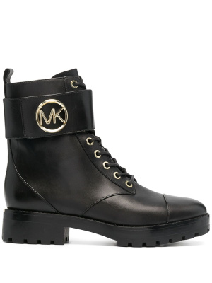 

Tatum leather combat boots, Michael Kors Tatum leather combat boots