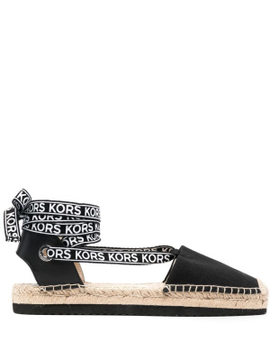 

Logo-strap tie-fastening espadrilles, Michael Kors Logo-strap tie-fastening espadrilles