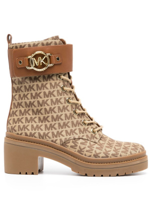 

Rory monogram-jacquard ankle boots, Michael Kors Rory monogram-jacquard ankle boots
