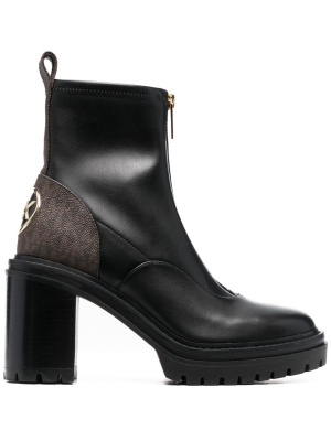 

Logo-print 90mm leather ankle boots, Michael Kors Logo-print 90mm leather ankle boots