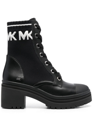 

Sock-panel logo-knit boots, Michael Kors Sock-panel logo-knit boots