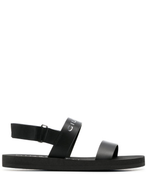 

Logo-print flat sandals, Giuseppe Zanotti Logo-print flat sandals