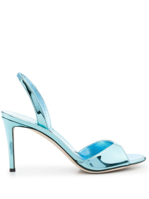 

90mm metallic-effect heeled sandals, Giuseppe Zanotti 90mm metallic-effect heeled sandals