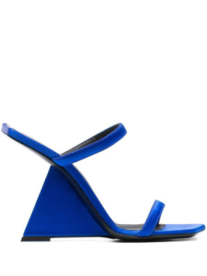

Square-toe sculpted-heel sandal, Giuseppe Zanotti Square-toe sculpted-heel sandal