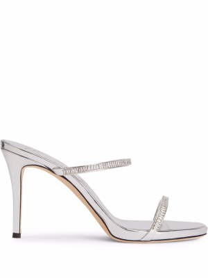 

Iride crystal-embellished sandals, Giuseppe Zanotti Iride crystal-embellished sandals