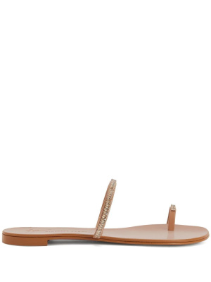 

Colorful crystal flip-flops, Giuseppe Zanotti Colorful crystal flip-flops