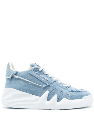 

Talon frayed-trim sneakers, Giuseppe Zanotti Talon frayed-trim sneakers