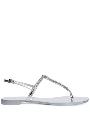 

Minnah crystal-embellished sandals, Giuseppe Zanotti Minnah crystal-embellished sandals