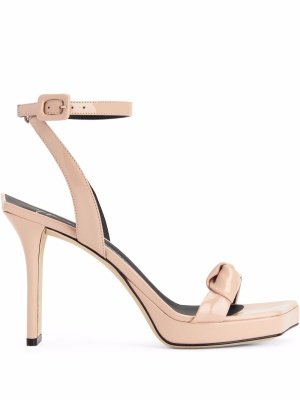 

Nefertite knot 100mm sandals, Giuseppe Zanotti Nefertite knot 100mm sandals
