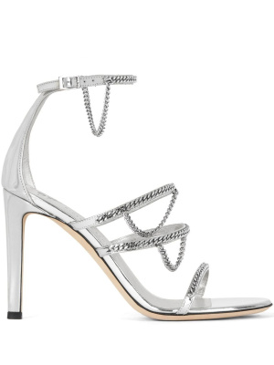 

Catena chain-trim sandals, Giuseppe Zanotti Catena chain-trim sandals