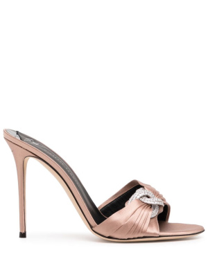 

120mm crystal-embellished mules, Giuseppe Zanotti 120mm crystal-embellished mules