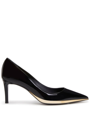 

Metallic-detail pointed pumps, Giuseppe Zanotti Metallic-detail pointed pumps