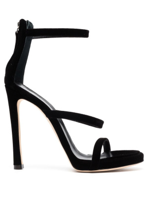 

120mm suede strappy sandals, Giuseppe Zanotti 120mm suede strappy sandals