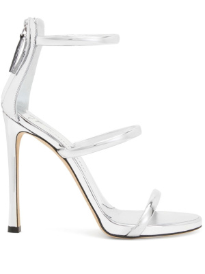 

Harmony metallic strappy sandals, Giuseppe Zanotti Harmony metallic strappy sandals