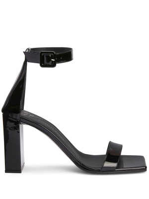 

Shangay buckled 85mm leather sandals, Giuseppe Zanotti Shangay buckled 85mm leather sandals