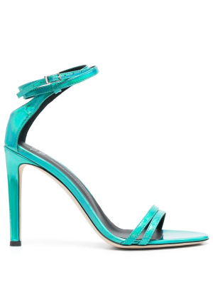

105mm metallic-effect stiletto sandals, Giuseppe Zanotti 105mm metallic-effect stiletto sandals