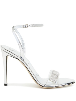 

Erwan rhinestone-embellished 105mm sandals, Giuseppe Zanotti Erwan rhinestone-embellished 105mm sandals