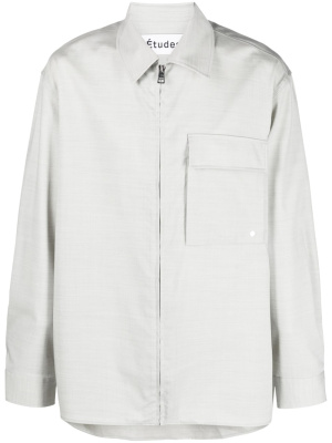 

Zip-up long-sleeve shirt, Etudes Zip-up long-sleeve shirt