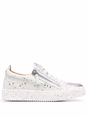 

Gail snake-effect sneakers, Giuseppe Zanotti Gail snake-effect sneakers