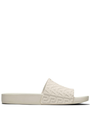 

X Melissa logo-strap slides, Marc Jacobs X Melissa logo-strap slides