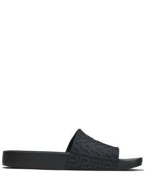 

X Melissa logo-strap slides, Marc Jacobs X Melissa logo-strap slides