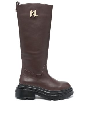 

Danton knee-high riding boots, Karl Lagerfeld Danton knee-high riding boots