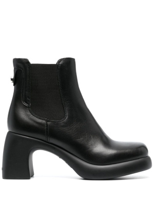 

80mm Astragon patent-finish boots, Karl Lagerfeld 80mm Astragon patent-finish boots