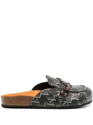 

Odessa logo-print slides, Karl Lagerfeld Odessa logo-print slides