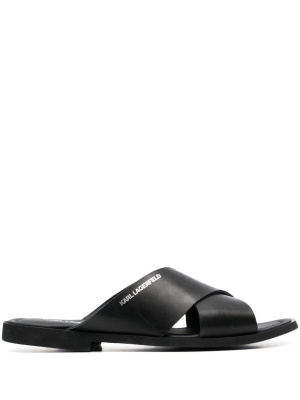 

Kastor cross-strap sandals, Karl Lagerfeld Kastor cross-strap sandals