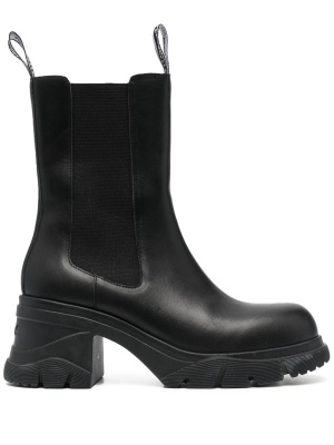 

Bridger leather midi boots, Karl Lagerfeld Bridger leather midi boots