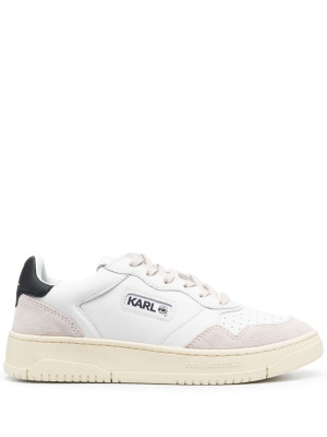 

Colour-panelled leather sneakers, Karl Lagerfeld Colour-panelled leather sneakers