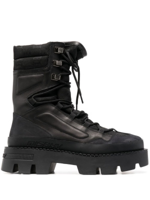 

Chunky-sole lace-up boots, MISBHV Chunky-sole lace-up boots