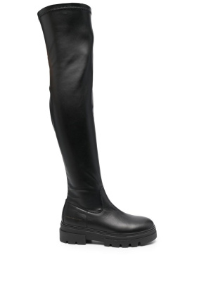 

Above-knee leather boots, Tommy Hilfiger Above-knee leather boots