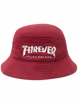 

Forever-embroidered bucket hat, Kapital Forever-embroidered bucket hat